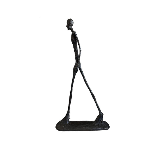 Giacometti sculpture bronze, bronze figure man abstract sculpture decoration immigration statue decoration ornament 30CM