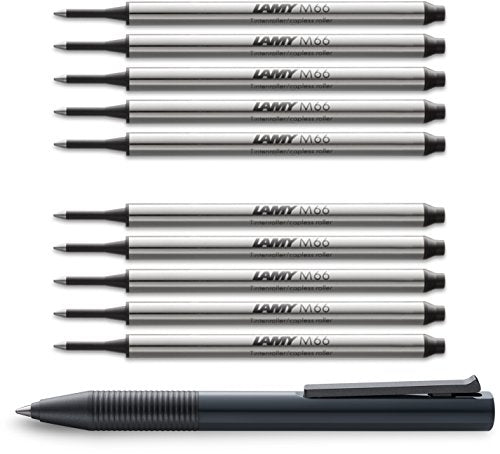 Lamy: Rollerball Refill M66 black 10 pack + Lamy tipo in black Promo Bundle