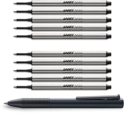 Lamy: Rollerball Refill M66 black 10 pack + Lamy tipo in black Promo Bundle