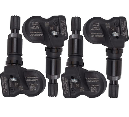 4 x RDKS/TPMS sensors - compatible with BMW 3 Series (3er/3 Touring/3 Touring Van) - Type [G20/G80 & G21/G81] - Period 07/2019 to EOP* - Set of 4 sensors with black metal valve.