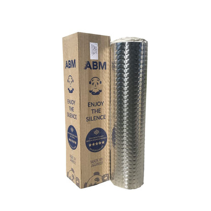 ABM Alubutyl 2mm 50cm x 400cm = 2m² Soundproofing mat for cars, self-adhesive, anti-noise matte.