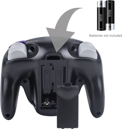 Wireless controller for Gamecube replacement 2.4G Bluetooth NGC gamepad joystick GC controller for Gamecube pad games with receiver adapter for Gamecube Wii U NGC GC.
