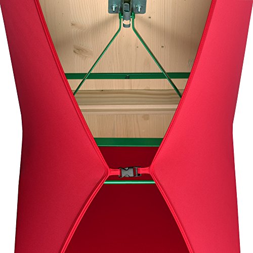 Beautissu Elegant Stretch Cover Set 3pcs. Victoria - Elastic covers for beer tent set 220x70 cm - Festive cover beer table + 2 beer bench - Beer tent set covers in red