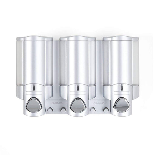 66335 Aviva III Satin Soap Dispenser (Matte Chrome) with 3 Chambers
