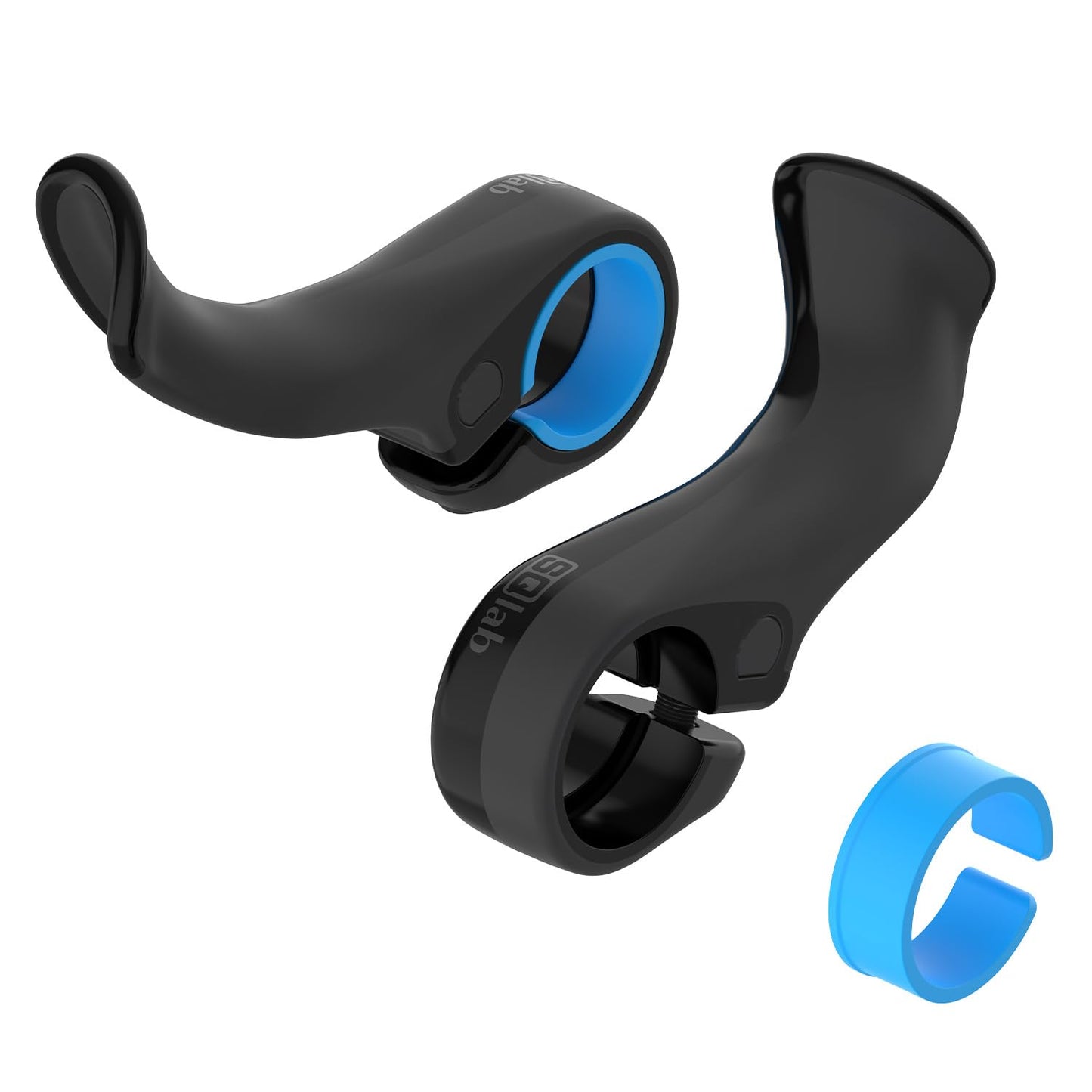 SQlab Unisex-Adult 612 Ergowave Active 2.1 Road & MTB Race Bike Saddle, Black, 13 cm & Unisex-Adult 411 Innerbarends 2.0 Bike Bar Ends for inside, Black, One Size