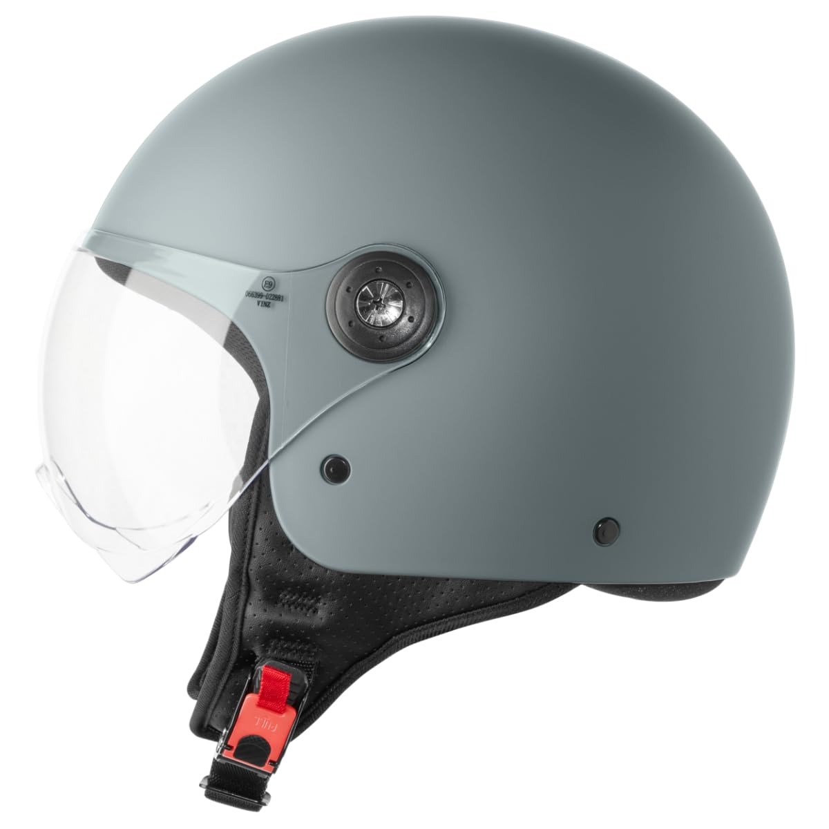 VINZ Duoro Scooter Helmet Jet Helmet Moped Helmet Men and Women | in sizes XS-XXL | Jet helmet with visor | ECE 22.06 Certified | Motorcycle helmet | Available in Nardo Grey.