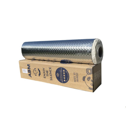 ABM Alubutyl 2mm 50cm x 400cm = 2m² Soundproofing mat for cars, self-adhesive, anti-noise matte.