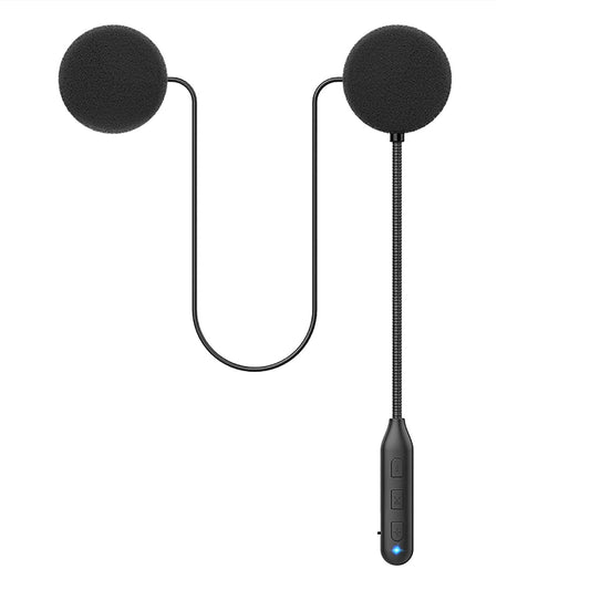 Motorcycle Bluetooth 5.2 headphones Outdoor Stereo Music and Voice microphone Soft Cable Headphones Motorcycle Helmet Intercom Headset Universal Helmet Audio System