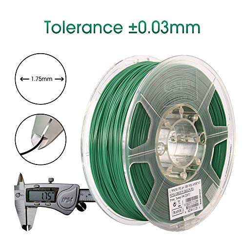eSUN PLA Lite Filament 1.75mm, Modified 3D Printer Filament PLA, Accuracy +/- 0.05mm, 1KG (2.2 LBS) Spool 3D Printing Filament for 3D Printers (K, PLA+175)