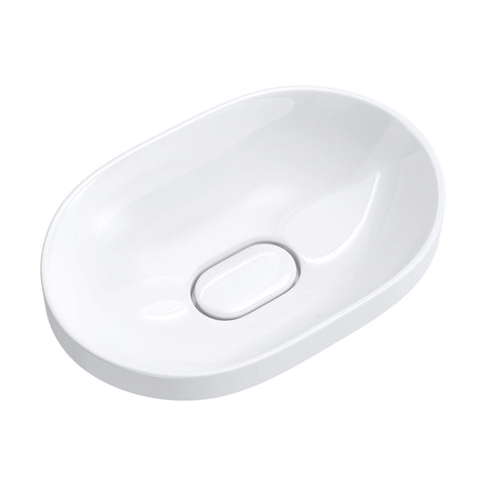 May & May countertop sink, white Brussels5006 made of ceramic, with nano-coating.