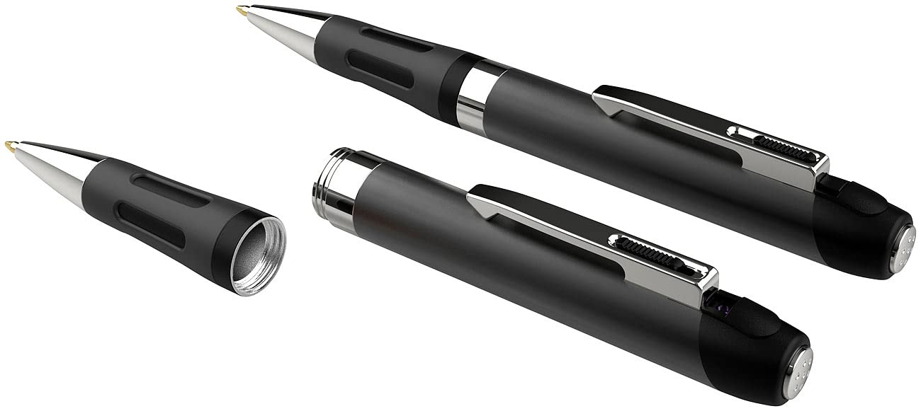 OctaCam pen camera with 2k video, motion detection, and photo function.