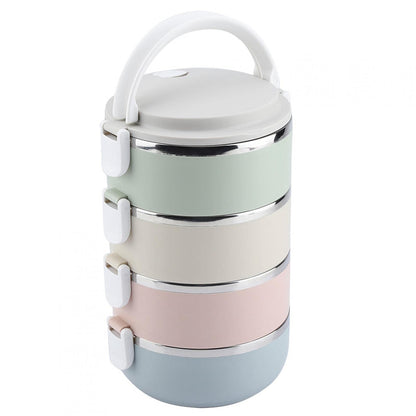 Tyenaza Thermo Container Insulated Container, stainless steel thermo lunchbox Thermal Insulated, Thermal Compartment Lunch Box, Portable Bento Box, Storage Container for hot food, meals, soup (#4)