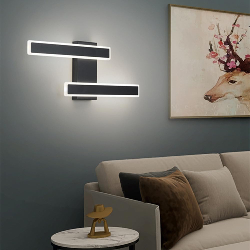 Attractive Indoor Modern Wall Light, 32W 3600LM LED Wall Lamp, Creative Long Parallel LED Wall Light for Living Room Bedroom Hallway Staircase, Warm White|Cool White|Neutral White