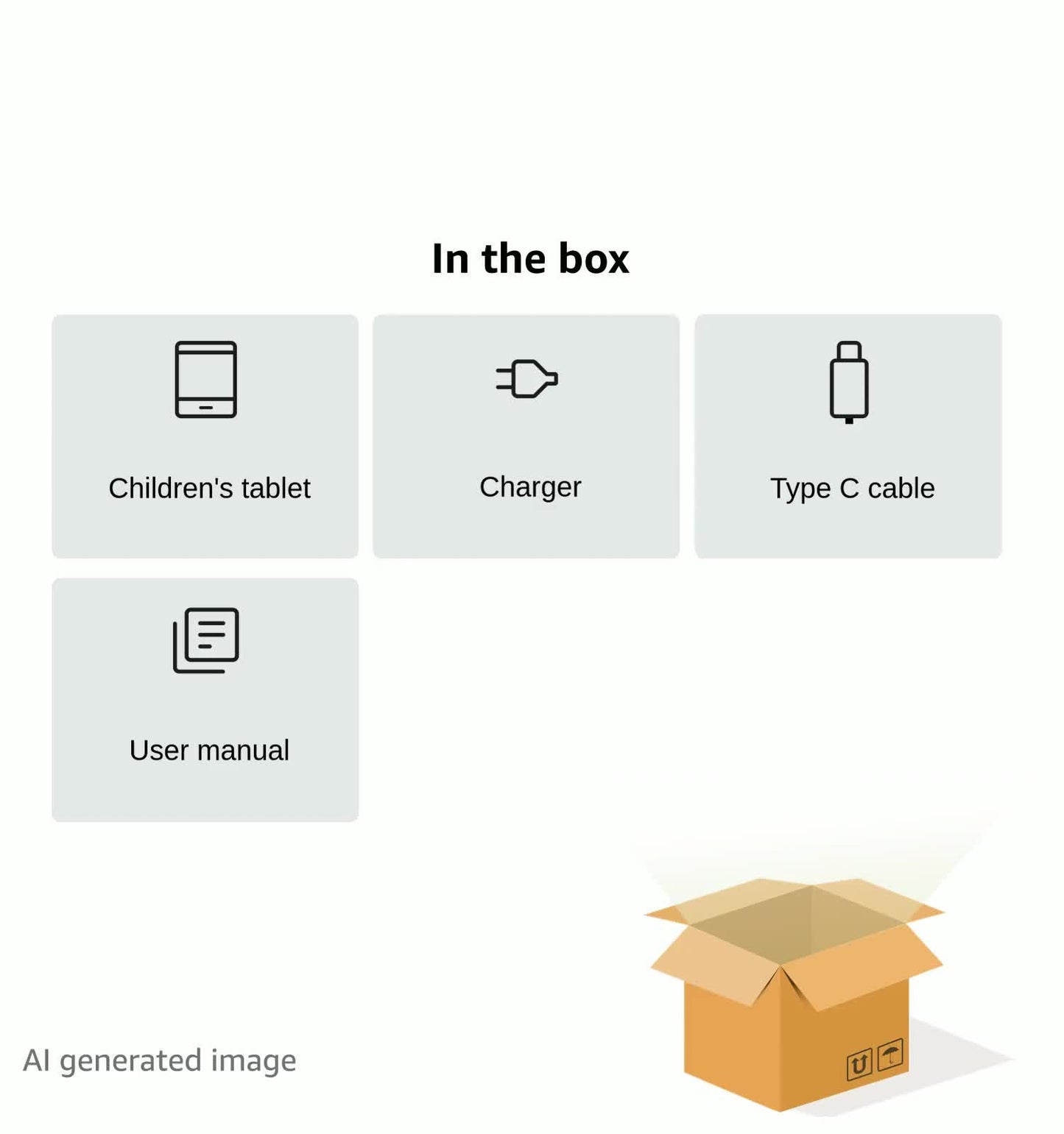 Ascrecem Kids Tablet 10 Inch Android Tablet with WiFi Dual Camera IPS Display 2GB 32GB ROM, Learning Children's Tablet for 3-14 Years Old, Toddler Tablets PC with Kid-Proof Case Kids Software (Blue)