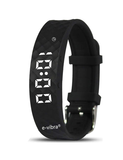e-vibra Potty Training Watch - Silent Vibrating Alarm Reminder Watch for Kids and Adults - with Timer and 15 Daily Alarms (Black)