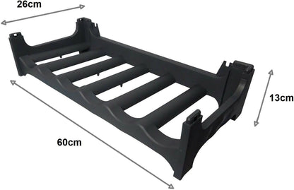 Alpfa bottle rack Made in Germany anthracite for 36 bottles stackable.