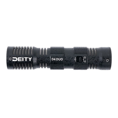 Deity V-Mic D4 Duo dual-capsule microphone - portable on-camera mic for interviews, vlogs - compatible with pocket cameras, DSLR, smartphones