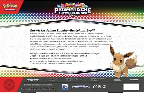 Pokémon Trading Card Game: Special Collection Crimson & Purple - Prismatic Evolutions: Accessories Bag