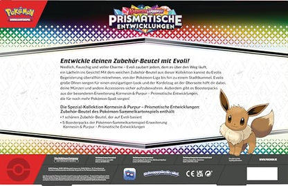 Pokémon Trading Card Game: Special Collection Crimson & Purple - Prismatic Evolutions: Accessories Bag