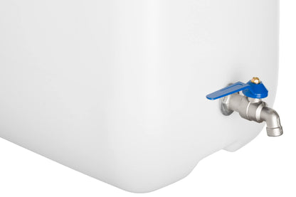 20L water canister BPA-free with zinc tap, white color, water container canister drinking water canister.