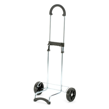Andersen shopping trolley Scala with bag Vara white, 50 liters volume, steel frame.