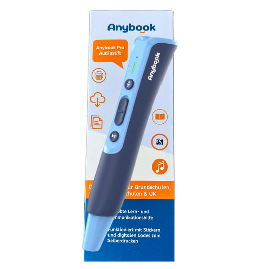 ANYBOOK PRO M700 - the flexible reading pen | Reading & writing support | Language support | Dyslexia | ESL | with recording function, stickers and many free learning materials to download.