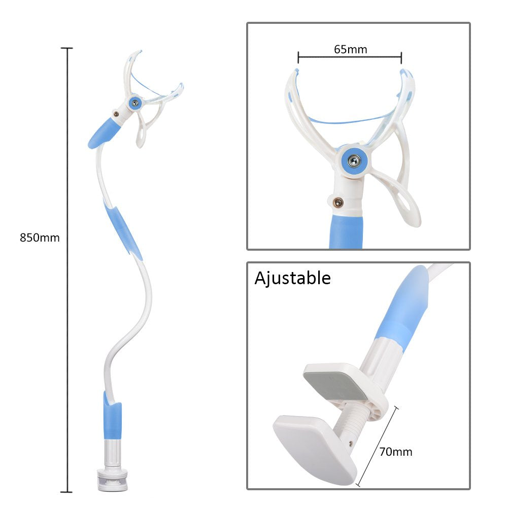 YIKANWEN Camera Mount, Universal Baby Monitor Holder, Phone Holder, Compatible with Most Baby Monitors (Blue)