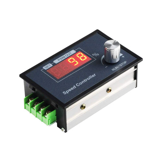 Aideepen PWM Motor Speed Controller, DC 6-60V 12V 24V 36V 48V 30A DC Motor Speed Controller, Adjustable Speed Continuous Controller Motor Knob