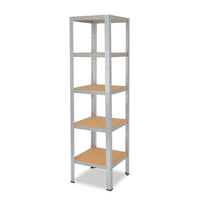 shelfplaza® 200x50x50cm Home Heavy Duty Shelving galvanized/metal shelving with 5 shelves/basement shelving metal, garage shelving, workshop shelving or storage shelf/shelving system metal with 175kg load capacity
