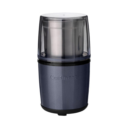 Cuisinart Electric Spice Grinder | Coffee Grinder, Nut Grinder, Seed Grinder for kitchen, wet & dry | Electric | Two stainless steel bowls with storage lids | Dishwasher safe | Blue