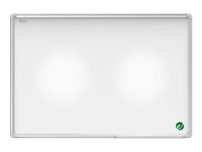 ALLboards Magnetic Whiteboard, Ceramic Enamel Surface 100x80cm with Aluminum Frame Premium EXPO, Dry Erase, Projection Screen