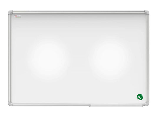ALLboards Magnetic Whiteboard, Ceramic Enamel Surface 100x80cm with Aluminum Frame Premium EXPO, Dry Erase, Projection Screen