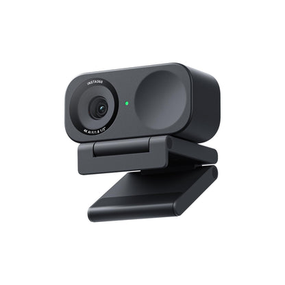 Insta360 Link 2C Standard Bundle in Graphite Black - 4K webcam for PC/Mac, 1/2" sensor, auto-framing, HDR, AI-powered noise reduction mic, gesture control for streaming, video calls, gaming.