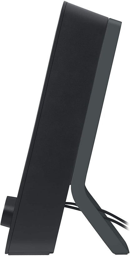 Logitech Z207 Wireless PC Speakers, Bluetooth, Stereo Sound, 10 Watts Peak Power, 3.5 mm Input, Headphone Jack, Easy-Switch Feature, EU Plug, PC/TV/Tablet/Phone - Black