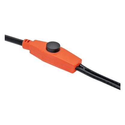 24m frost protection heating cable with button thermostat VOSS.eisfrei, 230V, heating cable for protection of water pipes and troughs.