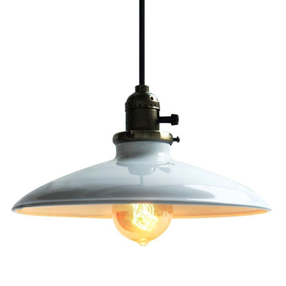 Glighone pendant light white ceiling light hanging lamp E27 retro vintage hanging lamp for bedroom living room dining table kitchen lamp suspension