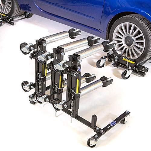 Datona storage trolley for hydraulic jacks