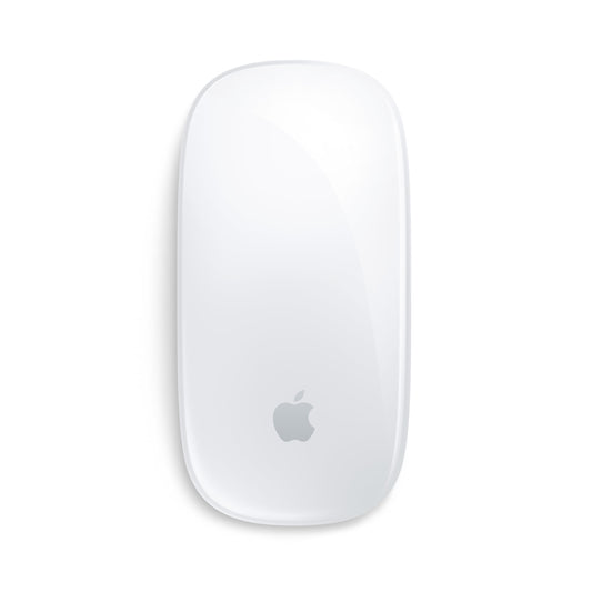 Apple Magic Mouse: Bluetooth, rechargeable. Compatible with Mac or iPad; White, multi-touch surface (USB-C).