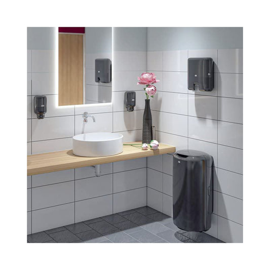 Tork Xpress Multifold Paper Towel Dispenser 552008, Elevation Design - H2 Hand Towel Dispenser for single sheet dispensing, slim design, black