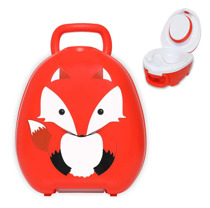 My Carry Potty - Fox Travel Potty, award-winning portable toilet seat for toddlers, that children can take with them everywhere.
