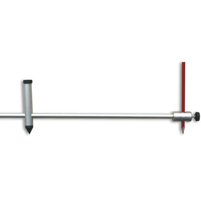 hedue® Straight Compass 100 cm - Precision large compass, marking compass made of anodized aluminum, professional compass with pencil holder for marking & transferring larger circle shapes.