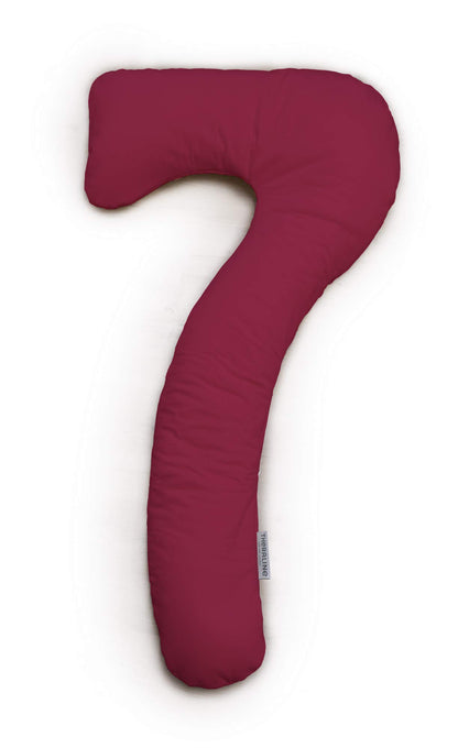 Theraline my7 Replacement Cover for Side Sleeper Pillow, cover made of fine bamboo viscose + organic cotton, Bamboo Collection, Color: Blackberry Bamboo Collection