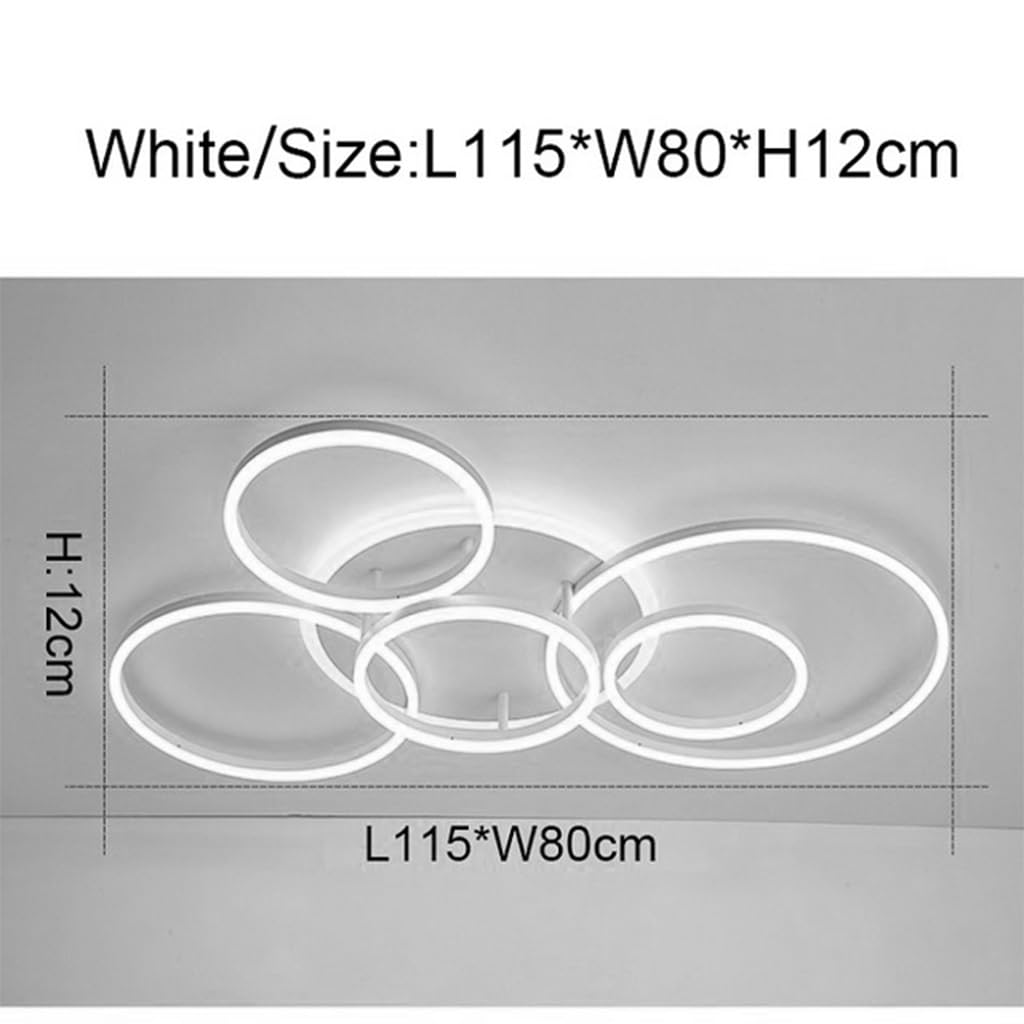 MyLjp LED ceiling light Simple Modern ceiling lamp Dimming Living room Atmospheric Rectangular ceiling spotlight Aluminum Acrylic Bedroom lamp Office Spotlight Kitchen Stepless White