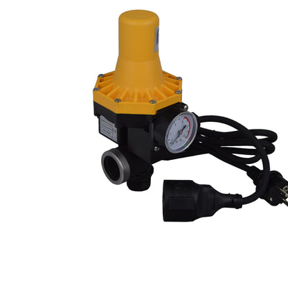 Agora-Tec® Flow Switch DWv-3 with cable, pump pressure switch for pump control for centrifugal and deep well pumps ideal for low flow applications e.g. toilets (no cycling)