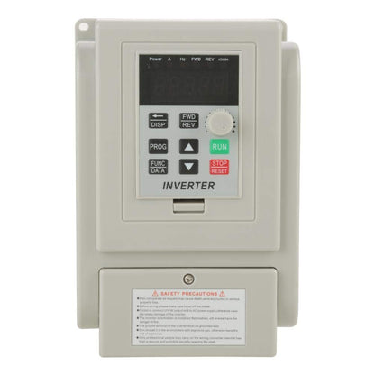 AC 220V Variable Frequency Drive VFD Inverter 1.5KW Frequency Converter, Adjustable for Motor Speed Control.