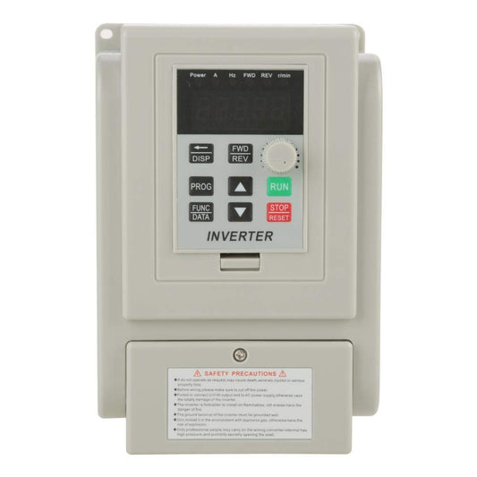 AC 220V Variable Frequency Drive VFD Inverter 1.5KW Frequency Converter, Adjustable for Motor Speed Control.