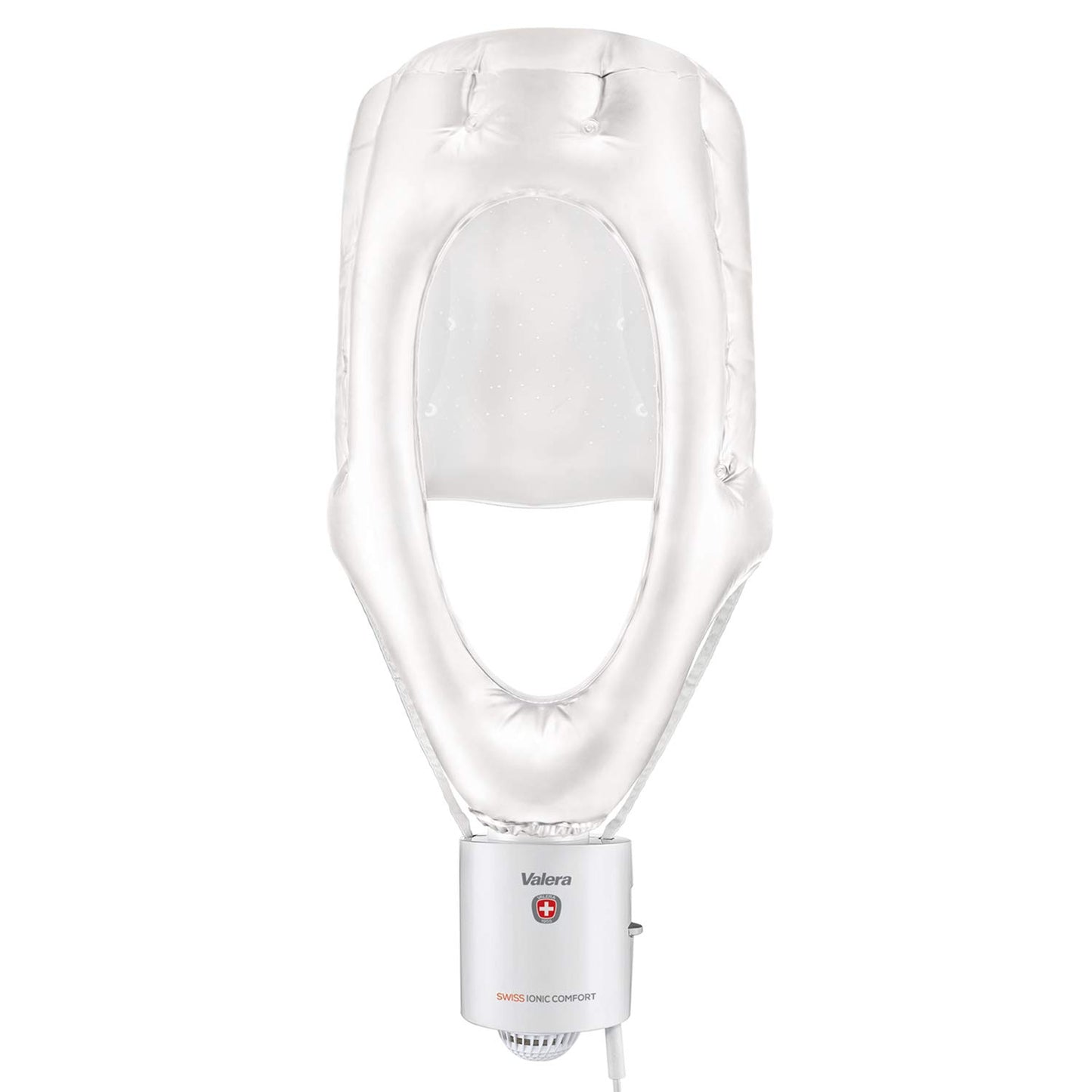 Valera, Swiss Ionic Comfort 513.01, hood dryer for volume and hold, ergonomic, with 3 temperature settings, cool shot, ion generator, 3m cord, storage bag, 600W, white