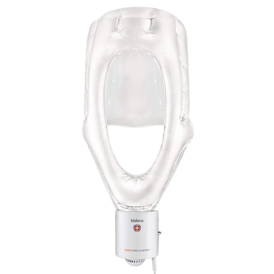 Valera, Swiss Ionic Comfort 513.01, hood dryer for volume and hold, ergonomic, with 3 temperature settings, cool shot, ion generator, 3m cord, storage bag, 600W, white
