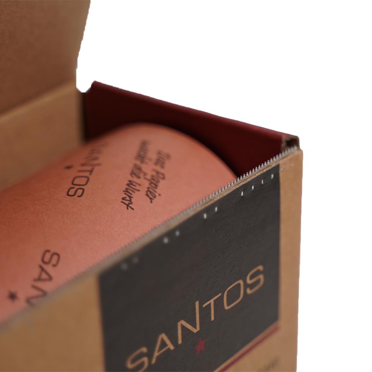 SANTOS original Pink Butcher Paper Roll - 60cm x 45m - sturdy & uncoated butcher paper - perfect for long cooking jobs, smoking, and low and slow grilling