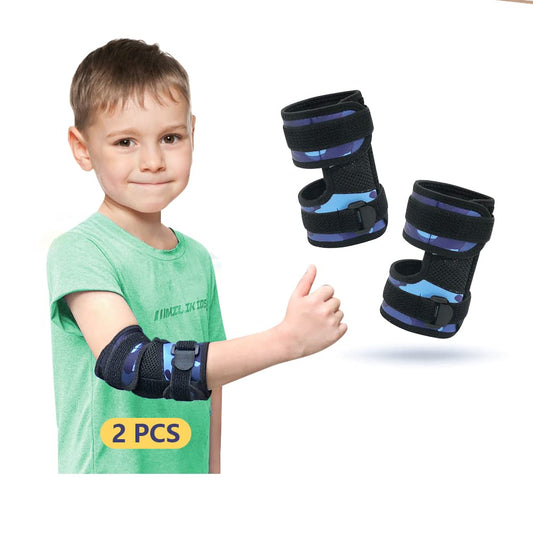 Mybow Thumb Sucking Stop for Kids Finger Nail Biting Prevention Hand Stop Sucking Guard for Toddlers Biting Treatment Kids Elbow Immobilizer Brace Thumb Sucker Stopper (2PCS)